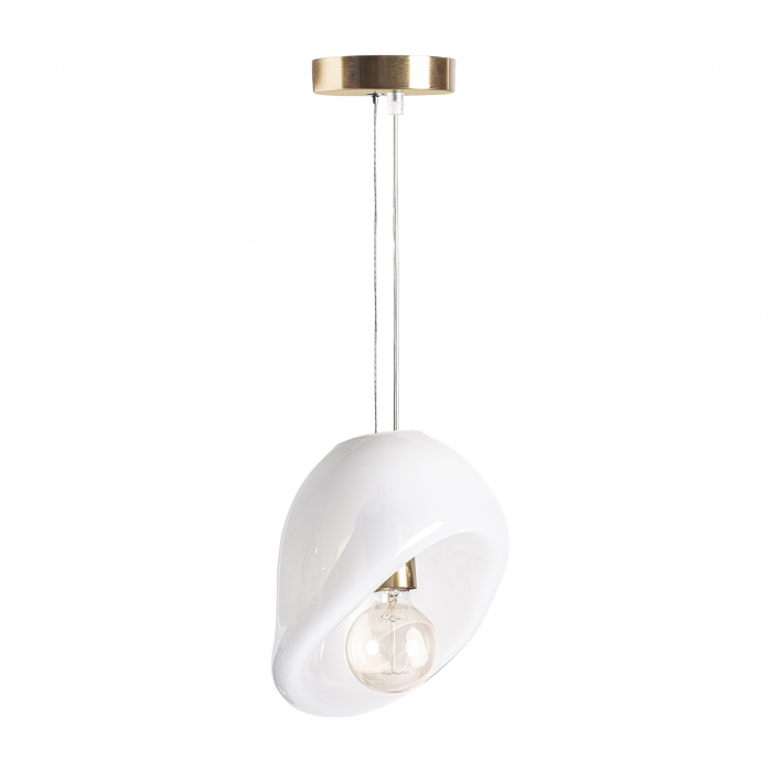 Lustra alba contemporana|Iluminat decorativ modern [2]