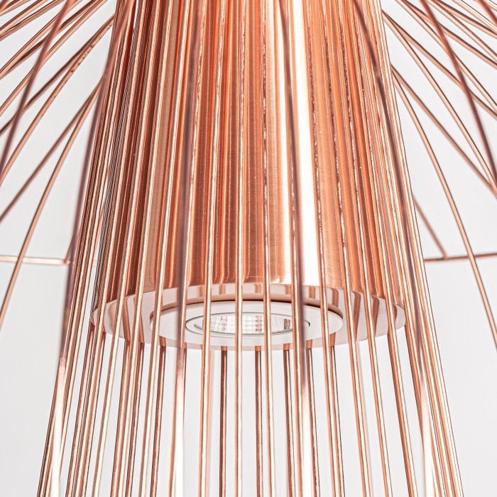 Lustra Art Deco cuprata | Lustre elegante premium [4]