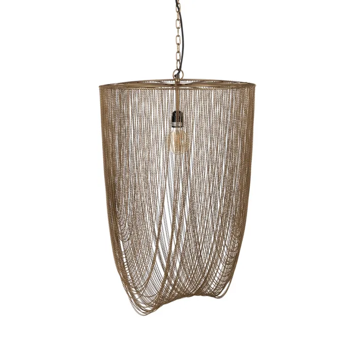 Lustră aurie rafinată|Iluminat decorativ sofisticat [1]
