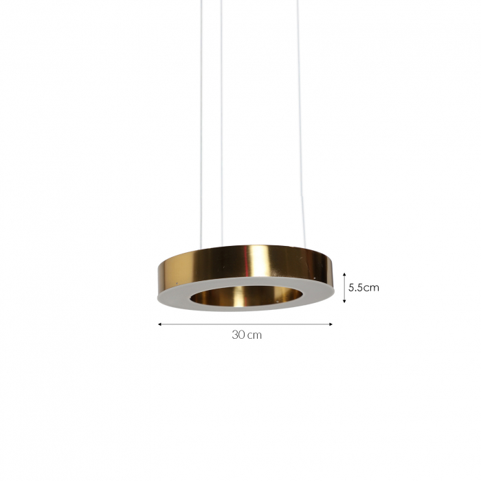 Lustra Art Deco aurie extensibila|Lustre versatile [5]