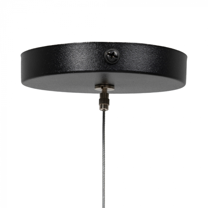 Lustra bej cu 4 becuri pentru decor natural|Lustre suspendate mari pentru interioare moderne [9]