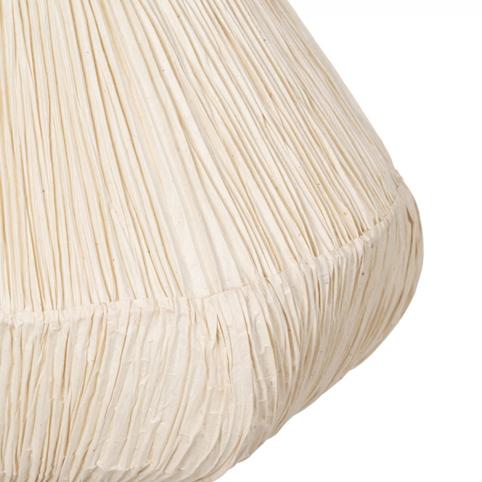 Lustra suspendata bej pentru design scandinav|Lustre moderne naturale pentru iluminat interior [5]