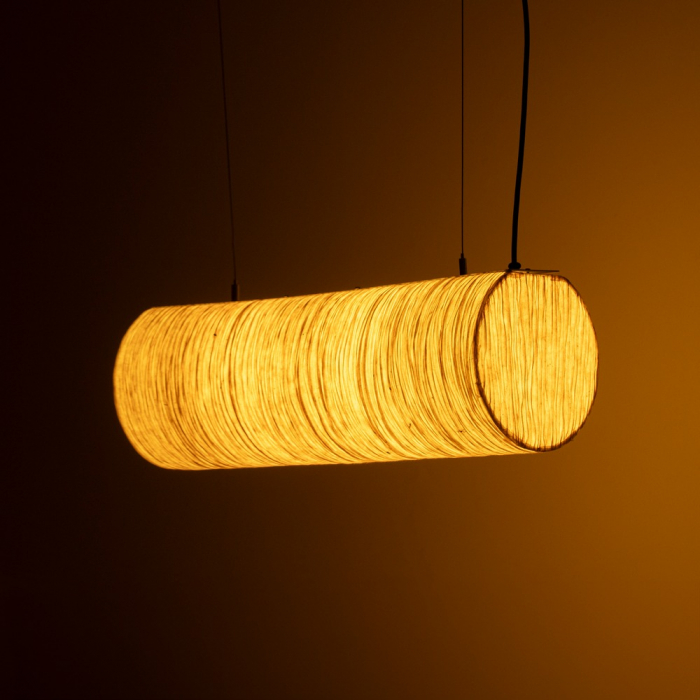 Lustra bej moderna pentru decor scandinav|Lustre patratoase pentru iluminat interior natural [2]