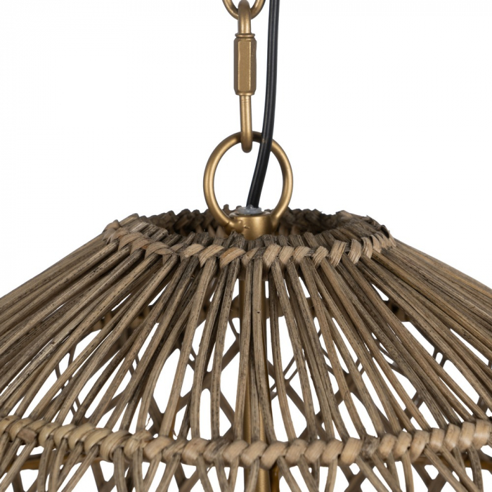Lustra Suspendata cu Elemente Naturale CreativDeco - Stil Sophisticat [5]