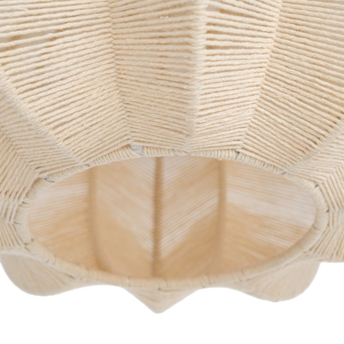 Lustră decorativă alb-natural rotunjită [4]