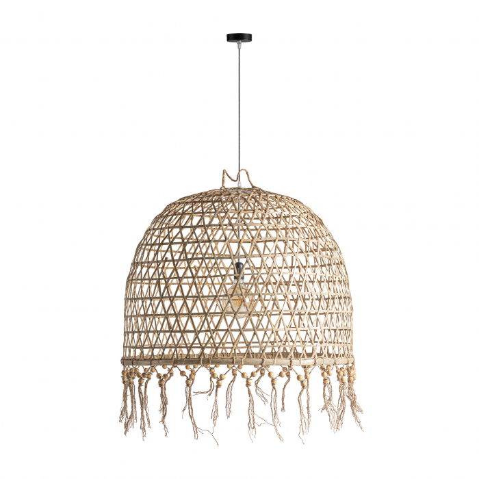 Lustra boho bambus maro | Iluminat eclectic modern [2]