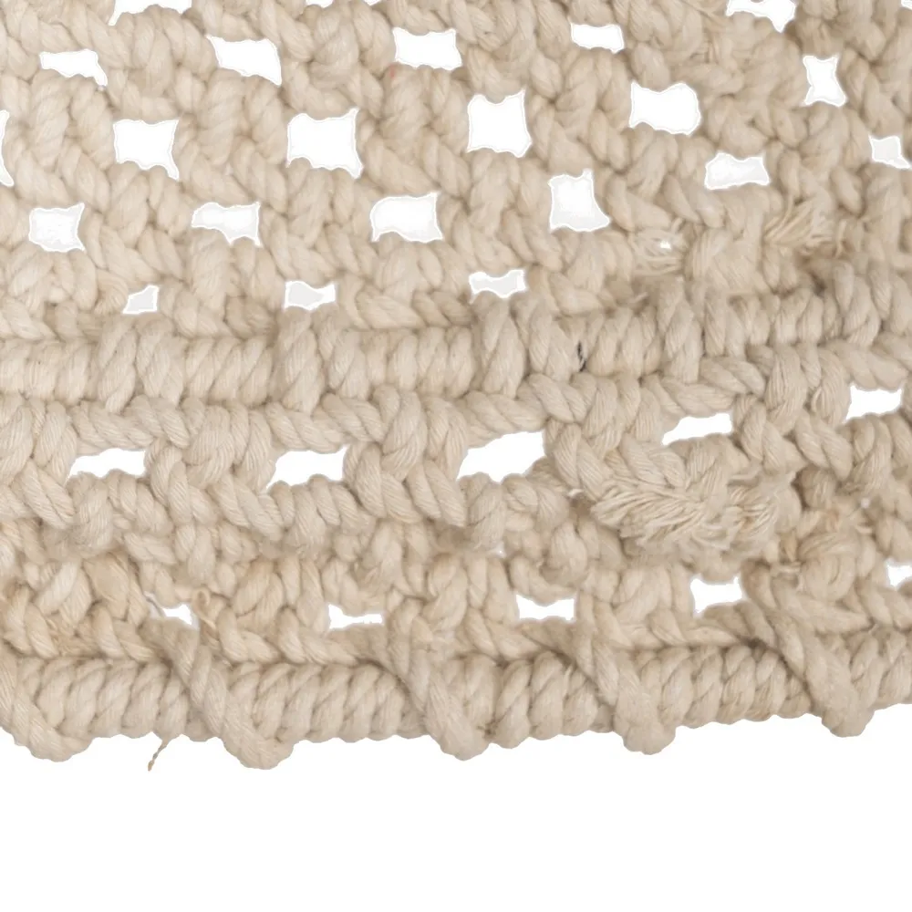 Lustră boemă bumbac alb|Iluminat decorativ delicat [4]