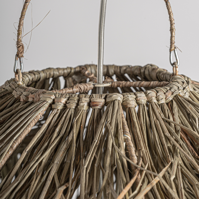 Lustra fibra naturala boho|Lustre decorative mari [4]