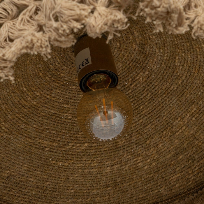 Lustră rustică fibre naturale|Iluminat natural modern [5]