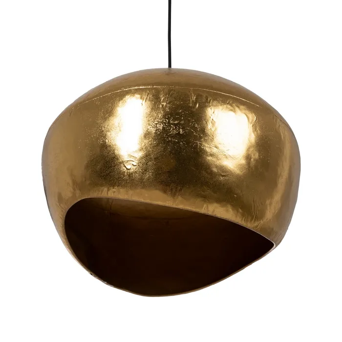 Lustră aurie compactă|Iluminat modern versatil [2]