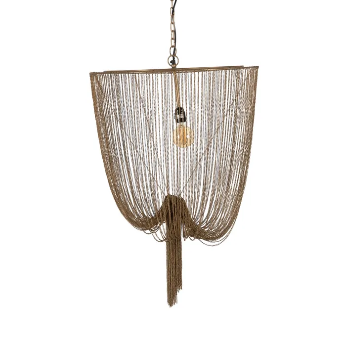 Lustră aurie spectaculoasă|Iluminat decorativ de lux [1]