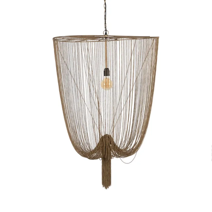 Lustră aurie grandioasă|Iluminat decorativ premium [1]