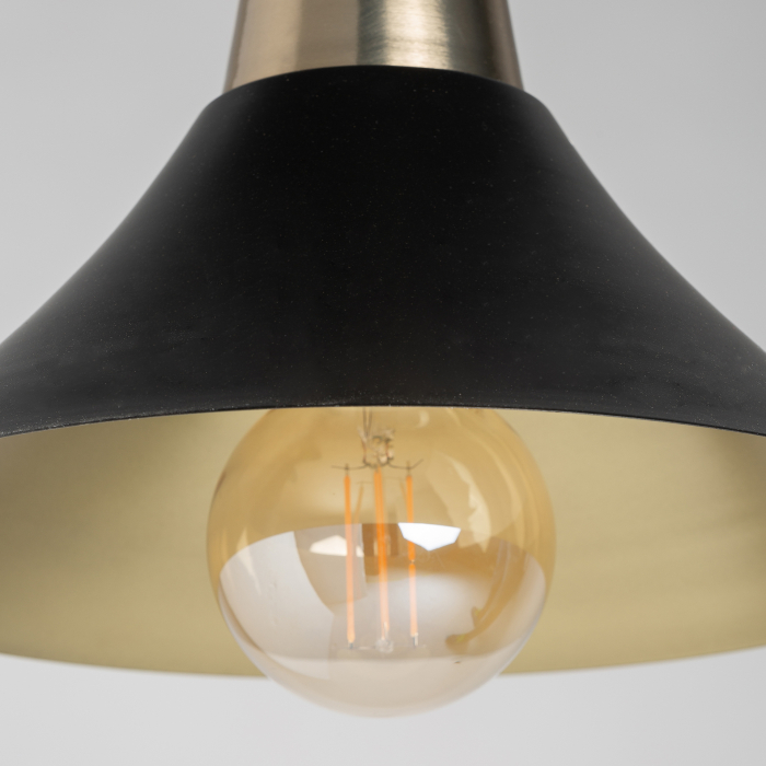 Lustra Art Deco auriu negru|Lustre elegante inalte [3]