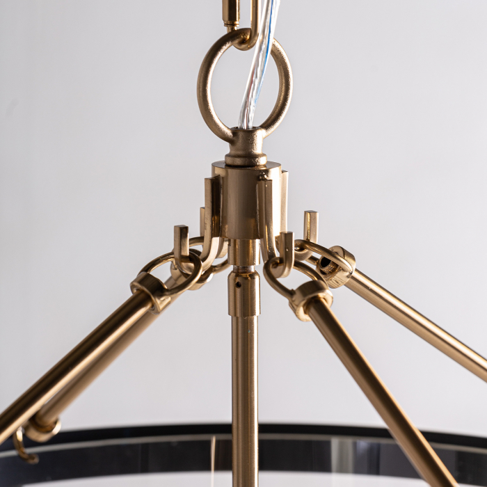 Lustra Art Deco fier|Lustre elegante [5]