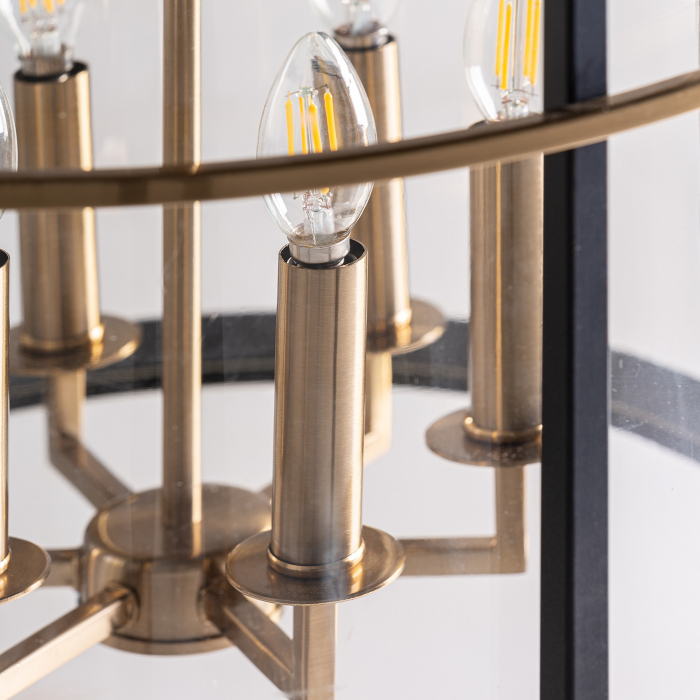 Lustra Art Deco fier|Lustre elegante [4]