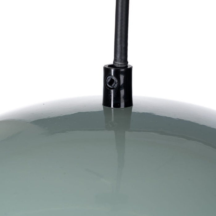 Lustra din metal verde deschis cu dom emisferic – reflector sferic [4]