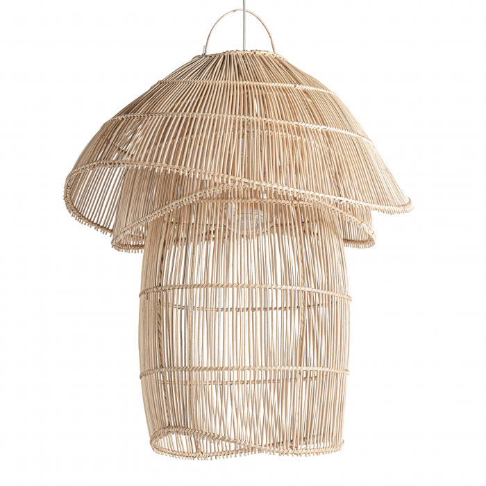 Lustra ratan boho|Corpuri iluminat naturale|Lustre artizanale XL [1]