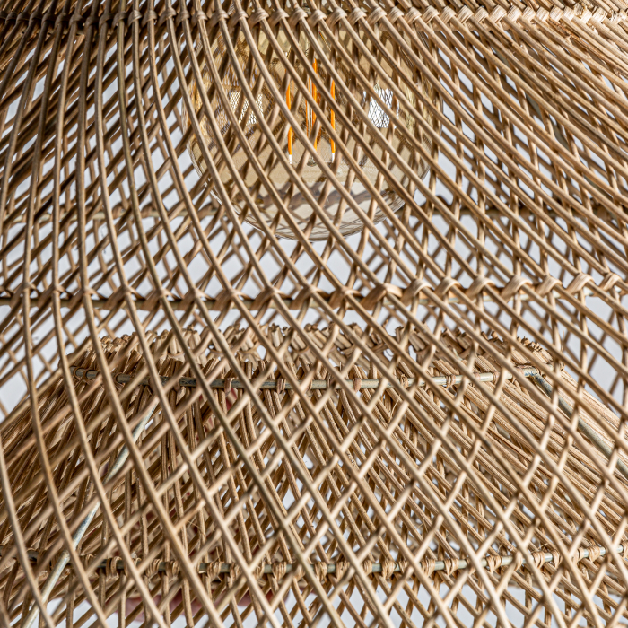 Lustra ratan contemporana|Corpuri iluminat naturale [5]