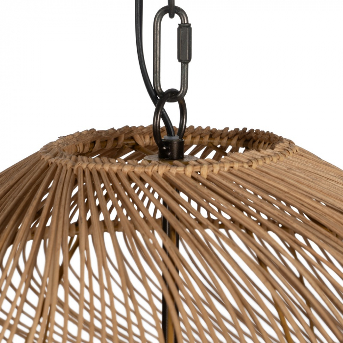 Lustra Rustica cu Margele Lemn CreativDeco - Decor Interior Autentic [6]
