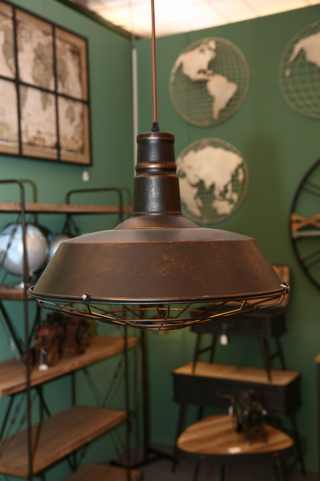Lustra Industry S, metal negru [2]