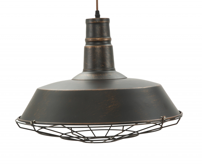 Lustra Industry S, metal negru [8]
