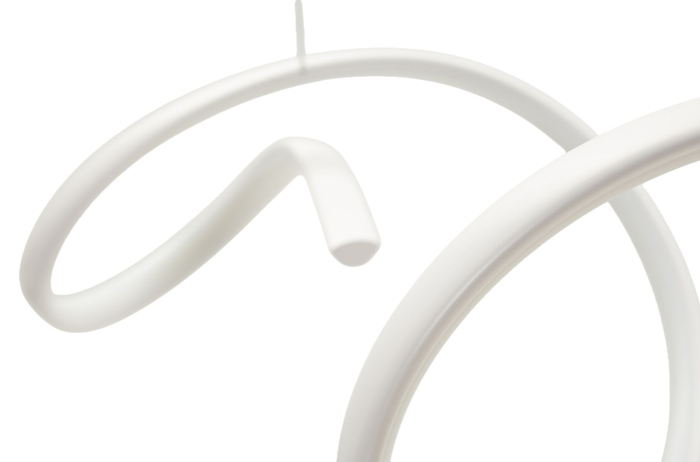 Lustră LED albă design geometric lumină reglabilă [3]
