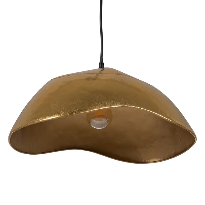 Lustră aurie fluidă|Iluminat decorativ de lux [2]