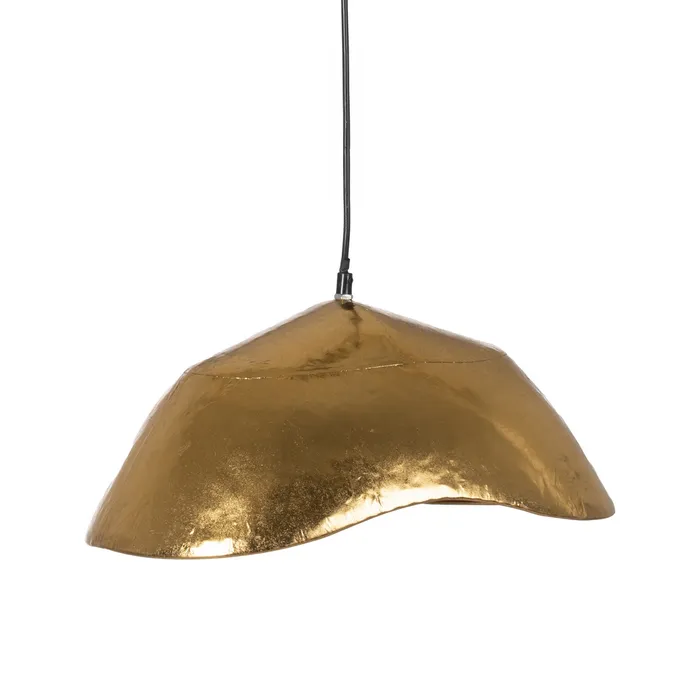 Lustră aurie fluidă|Iluminat decorativ de lux [1]
