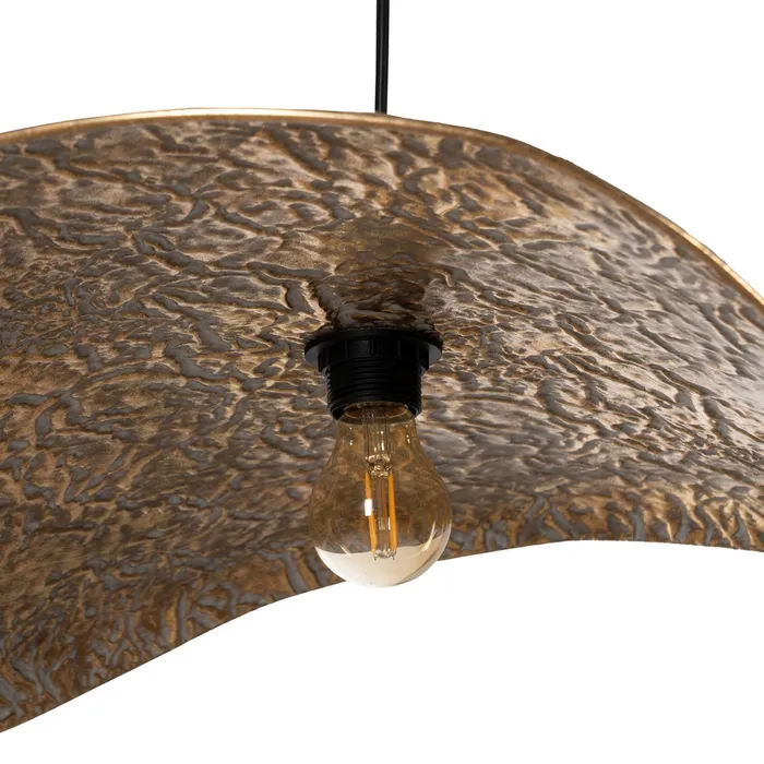 Lustră aurie organică|Iluminat contemporan sofisticat [4]