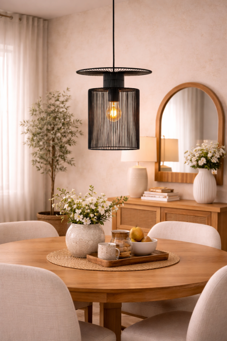 Lustra Refined Metal Negru - CreativDeco.ro [2]