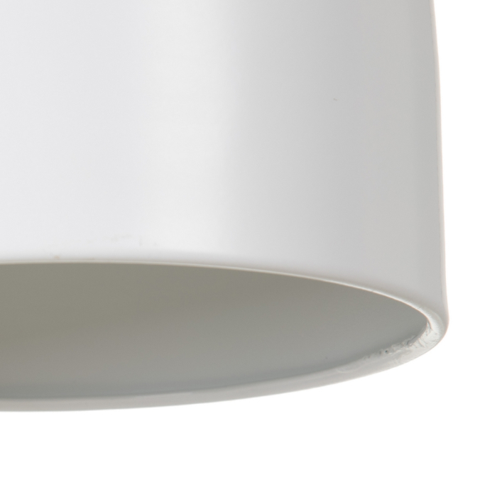 Lustra mica alba din aluminiu rotunjita [4]