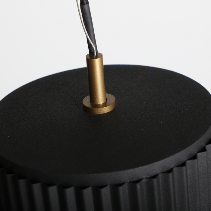 Lustra art deco neagra|Lustre elegante premium [2]