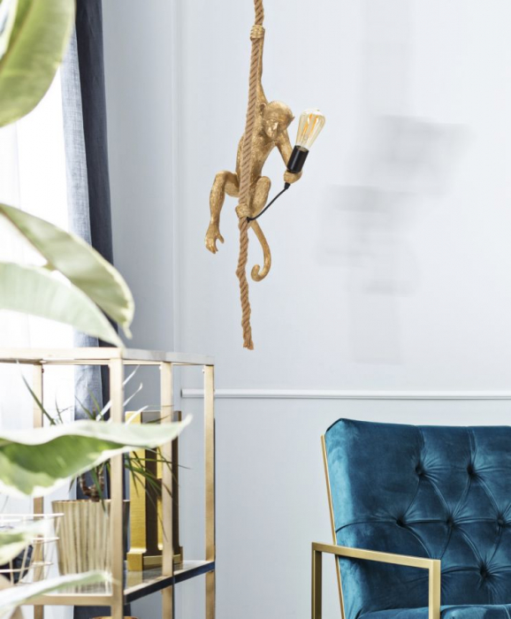 Lustra pendul sfoară | Decor boho chic | CreativDeco [7]