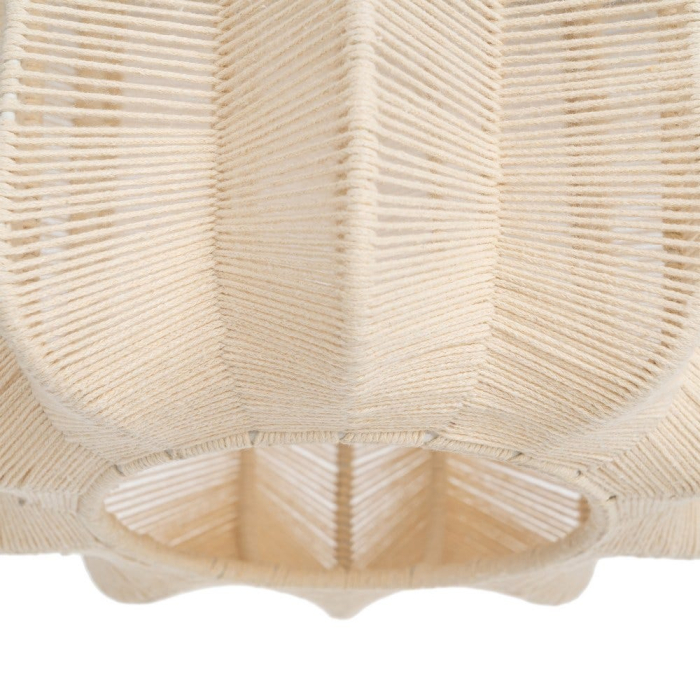 Lustră suspendată alb-natural decorativă [4]