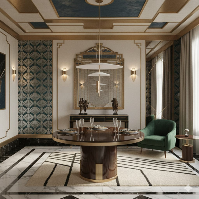 Lustra suspendată cu discuri din acrilic alb și structură metalică cupru. [2]