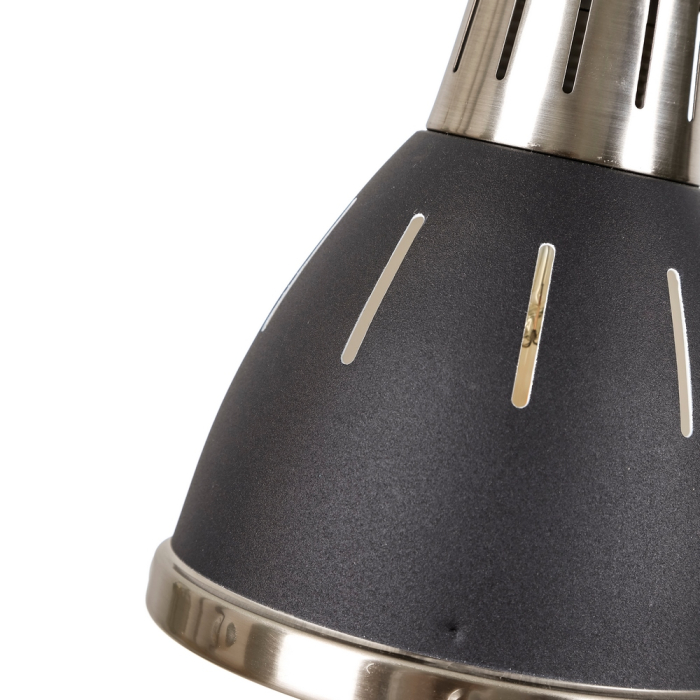 Lustra suspendata din metal negru industrial [3]