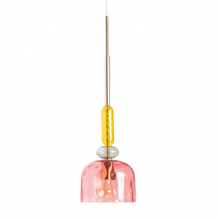 Lustra roz art deco|Iluminat dormitor modern [1]