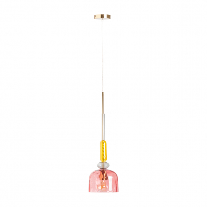 Lustra roz art deco|Iluminat dormitor modern [2]