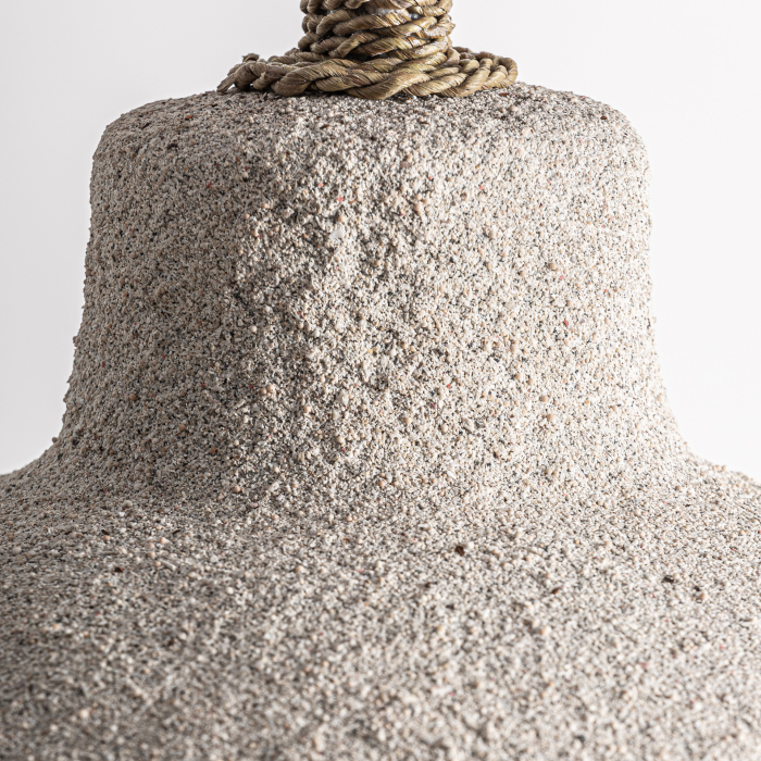 Lustră suspendată sculpturală lemn suar rotunjită Narnai [5]