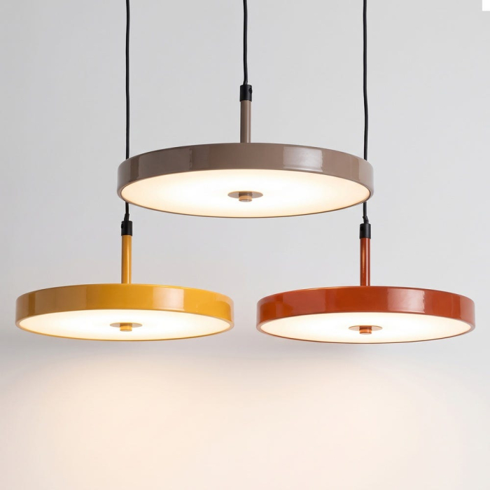 Lustră suspendată terracotta cu LED [6]