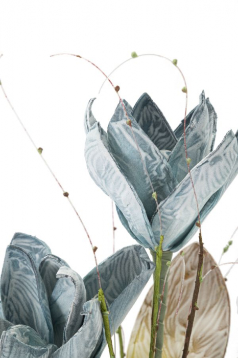 Magnolia albastra artificiala CreativDeco - Decoratiuni premium pentru casa [5]