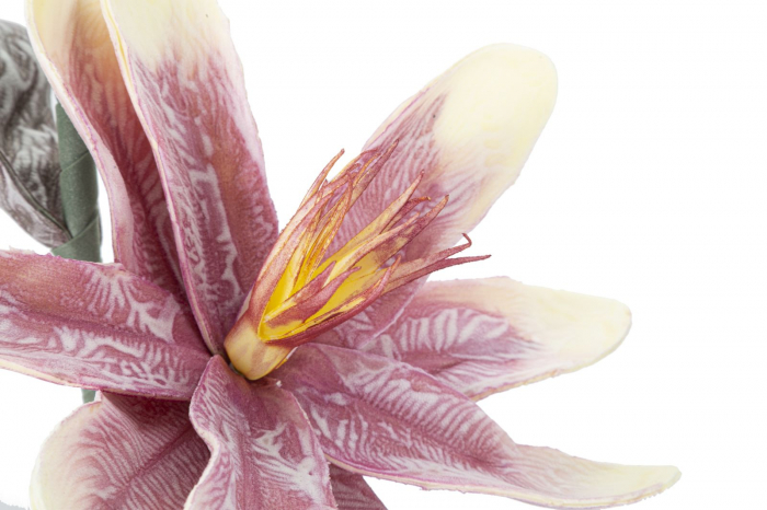 Magnolia mov cu boboci CreativDeco - Flori artificiale luxoase pentru birou [4]