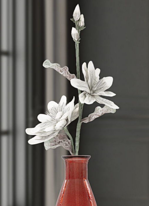 Magnolia gri cu boboci CreativDeco - Decoratiuni sofisticate pentru living [4]