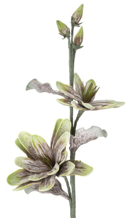 Magnolia verde cu boboci CreativDeco - Plante artificiale pentru decor natural [2]