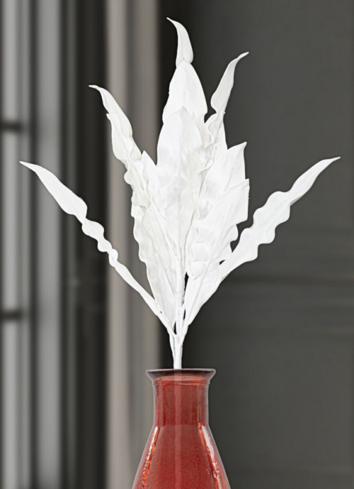 Manunchi frunze albe Aloe CreativDeco - Decor minimalist elegant [5]