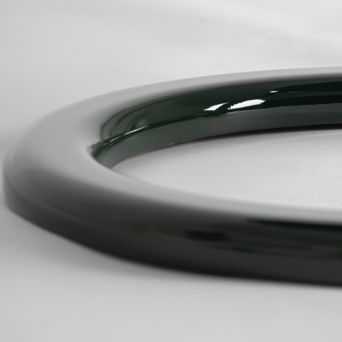 Masă auxiliară verde lăcuită 48 cm cu metal negru [5]