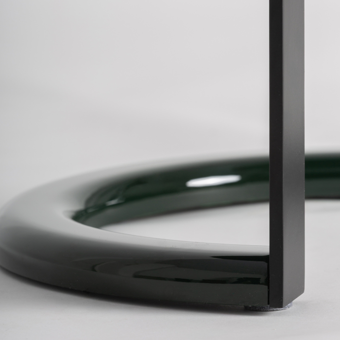 Masă auxiliară verde lăcuită 48 cm cu metal negru [3]