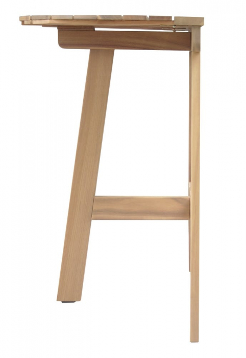 Masă Nina pliabilă perete – lemn acacia semicircular balcon [4]