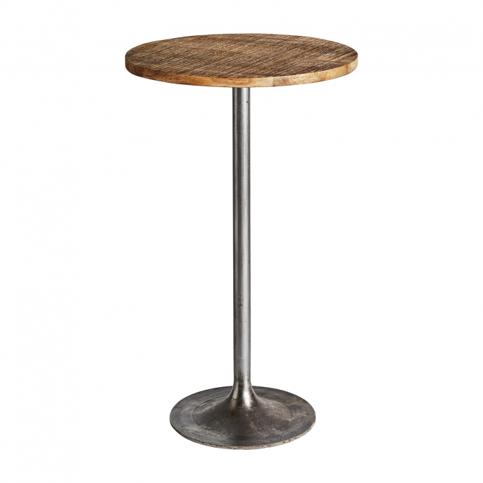 Masa bar inalta vintage metal lemn|Mese bar impunatoare [2]