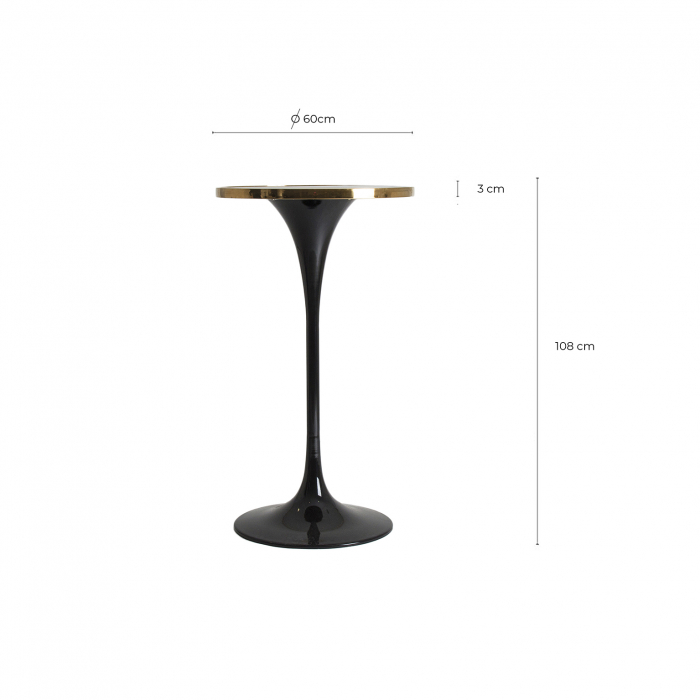 Masa bar Art Deco metal|Mese bar elegante [4]